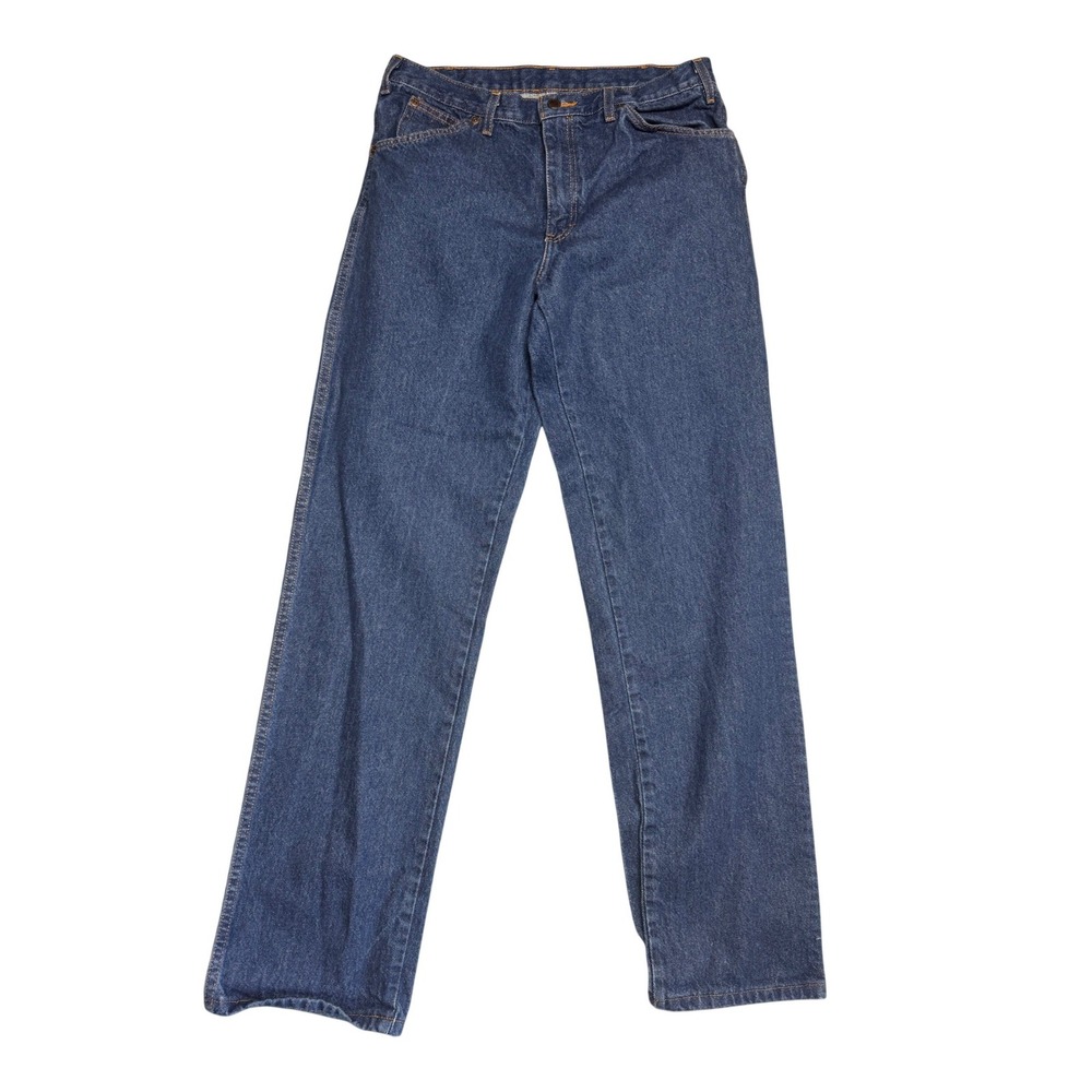 Dickies Mens Straight Leg Jeans Medium Wash Blue Denim W416F01 Size 33x33